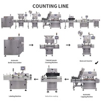 JIANFENG Machine de capsulage et d'étiquetage de petites bouteilles Machine de comptage et d'emballage de bouteilles