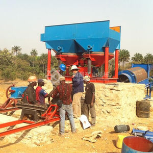 Máquina de lavar ouro alluvial completa, equipamento para mineração de ouro e diamante