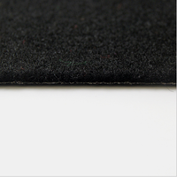 Vente d'usine tissu imperméable non-tissé polyester noir tapis de voiture rouleau de tapis automatique