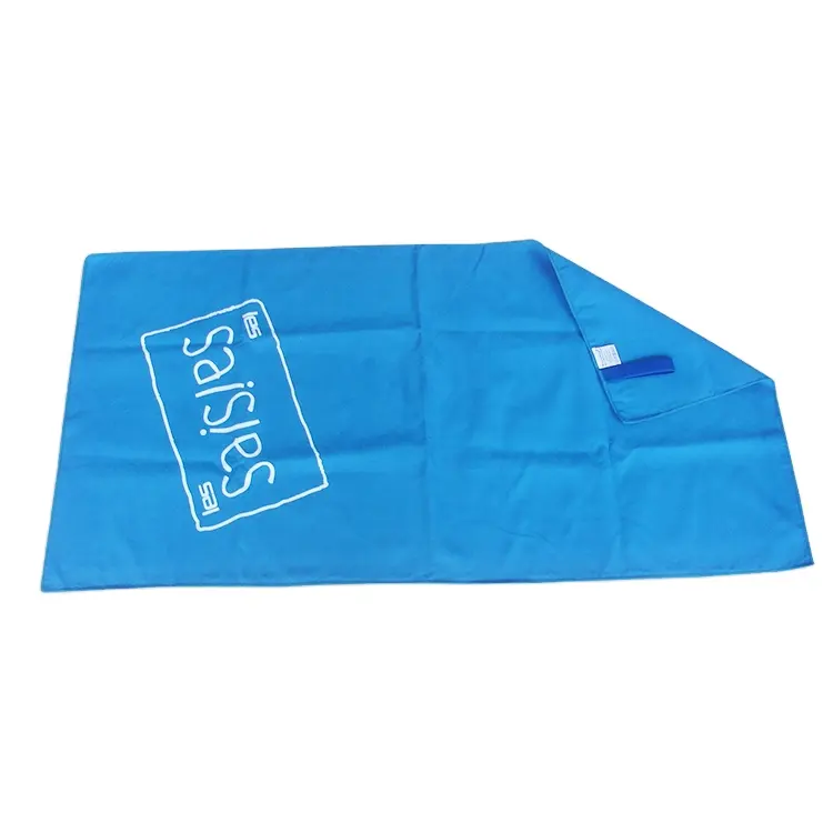 Goedkope Prijs Super Absorberend Reinigingsdoek Op Maat Gemaakt Logo Gedrukt Gym Strand Bad Hand Gezicht Microfiber Suède Handdoek