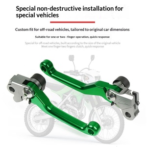 오프로드 오토바이 개조 액세서리 가와사키 KLX150/KLX250 알루미늄 모델 02 (09-22년식) 브레이크 클러치 낙하 방지 핸들 - Product Image 3
