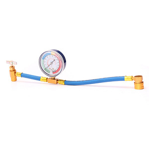 Manguera de recarga R134A con manómetro para herramienta de carga de refrigerante de aire acondicionado de automóvil - Product Image 3