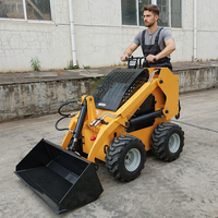 Mini-chargeuses électriques chinoises sur chenilles avec godets pour machines agricoles de jardin