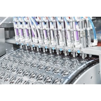Machine d'emballage de capsules de lessive à 1-6 compartiments pour poudre et liquide, double remplissage