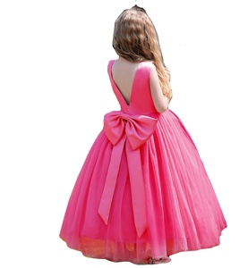 Longue soirée d'anniversaire dernières 12 ans filles mariage enfants fête fleur fille robe bal mariage - Product Image 1