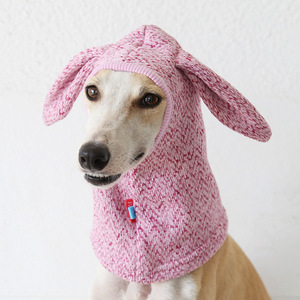 Winter Cat <b>Snood</b> Cute Rabbit Bear Knitted Polyester Calming Anti Surprise Pet Hat - Product Image 2