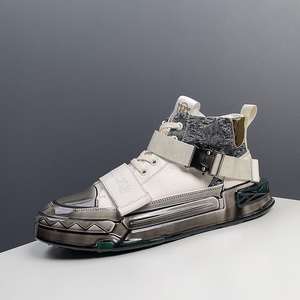 Botas Casuales de Alta Calidad para Hombre, de Piel de Oveja, con Suela de Goma Recubierta de Goma Pura, con Función Impermeable y Elevadora - Product Image 5