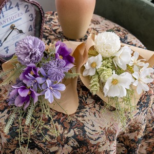 Fleurs artificielles Mutsuki Lu Lian en tissu tissé plastique pour décoration de mariage et de maison CF01391 - Product Image 1