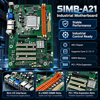 Untuk Advantech SIMB A21 ATX Motherboard Industri Chipset H61 LGA1155 Mendukung Mainboard IPC Core I3 I5 I7 Generasi ke-2 dan ke-3.