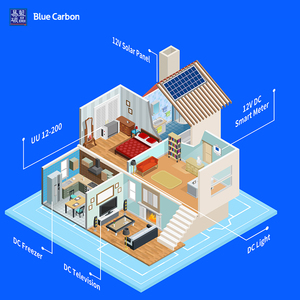 Baterai Penyimpanan Energi Surya Blue Carbon Deep Cycle 2kW 3kW 4kW 12V 200Ah 250Ah 300Ah Paket Baterai Lithium Surya - Product Image 4