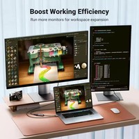 Nouvel adaptateur UGREEN USB C vers 2.1 8K 60Hz 4K 240Hz Thunderbolt 4/3 vers convertisseur 48 Gbps HDR HDCP2.3 Dolby DSC1.2A tressé