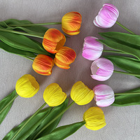 Mini fleurs artificielles en PU de style européen YUNJIN, imperméables, légères, faites à la main, respectueuses de l'environnement, pour la photographie de mariage