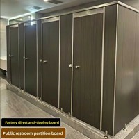 Cloisons modernes HUCI imperméables et ignifuges, directement de l'usine - Garantie de 2 ans, cabines de toilettes pour écoles, hôpitaux, toilettes publiques