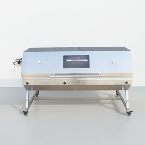 Large Modern Outdoor Stainless Steel BBQ Spit Charcoal Rotisserie Commercial Brushed Finish Eco-Friendly &amp; Durable - Product Image 1