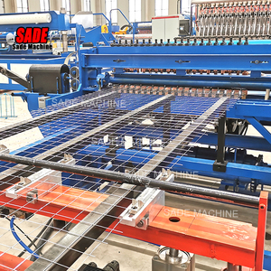 Máquina de Soldadura Automática de Malla de Alambre de Acero para Refuerzo <span class=keywords><strong>SADE</strong></span> SADE09, Control por Pantalla Táctil PLC, Acero al Carbono de Alta Rigidez - Product Image 3