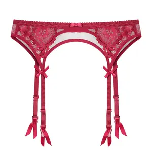 Porte-jarretelles Vintage pour filles, sans culotte, dentelle japonaise, porte-jarretelles nu pour mariage