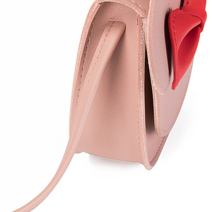 Borsa Mini alla Moda per Bambini con Decorazione a Fiocco, Motivo Cartone Animato Carino, Materiale PU, Borsa a Tracolla per Ragazze - Product Image 4