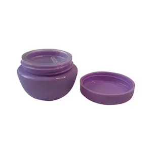 Benutzer definierte gute Qualität PP Kunststoff Kosmetik behälter 5g 10g 20g 30g 50g bunte Pilzform Kosmetik creme Verpackungs glas