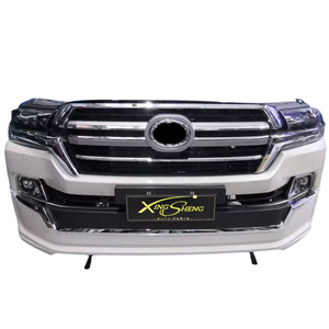 Original para <span class=keywords><strong>Toyota</strong></span> Landcruiser parachoques delantero parrilla faros guardabarros y arnés de Radar parachoques de coche usado - Product Image 5