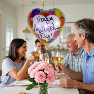 Eco-Friendly Aluminum Foil <b>Balloons</b> 18inch Te Amo Mama Blessing Mom Happy Holidays Party Decoration - Product Image 3