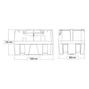 MECLUBE - 090-6440-024 Tanque de diésel 440 L-45 l/min 24V con boquilla automática-BOMBAS ELÉCTRICAS EAN PARA COMBUSTIBLE DIESEL - Product Image 2