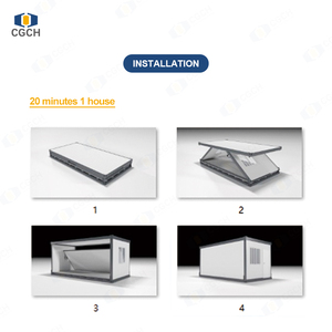CGCH Casa Container Pieghevole in Acciaio Americana per Cantieri <span class=keywords><strong>Edili</strong></span>, Installazione Rapida in 15 Minuti, Prefabbricata e Pieghevole a Z - Product Image 5