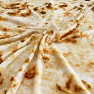 Super Zachte Ronde Nertsen Pluche Kids Adult Flanel <span class=keywords><strong>Fleece</strong></span> Gooi Deken Groothandel Burrito Cake Tortilla Mexicaanse Dekens - Product Image 6