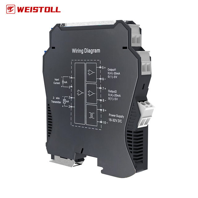 Weistoll PID Temperature Controller Isolation Input 4-20mA 0-10V Signal Isolator CE Analog Output Converter DC24V