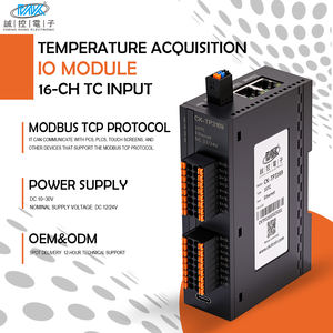 16-канальный термопарный входной модуль Modbus TCP Ethernet K/T/J изолирующий модуль контроллера температуры <span class=keywords><strong>DIN</strong></span>-рейки - Product Image 2
