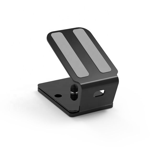 Black Metal Swivel Credit Card Desktop POS Machine Holder POS Payment Stand