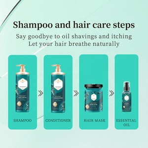 Set de Cuidado Capilar Reparador <span class=keywords><strong>EUNOMIA</strong></span> para Cabello Seco y Dañado, Champú, Acondicionador, Mascarilla, Suero Nutritivo, Venta al Por Mayor OEM - Product Image 2
