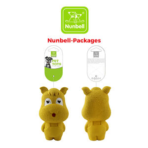 Nunbellpets Umweltfreundliches Interaktives Kauspielzeug für Hunde Latex Slow Feeder Rollender Ball Leckerli-Spender für Hunde Aller Größen - Product Image 4