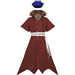 Disfraz de Cosplay del Dr. Stone Nanami Ryusui, Conjunto de Chaqueta Roja con Gorro y Cinturón, Disfraz de Anime para Halloween para Adultos - Product Image 1