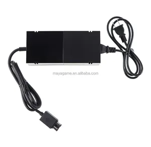 Adaptador de alimentação para console de xbox one, adaptador de alimentação de tijolos de alimentação ca carregador de tomada ue/eua com cabo