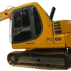 6 tonnes ont utilisé la mini excavatrice PC60-7 de KOMATSU - Product Image 1