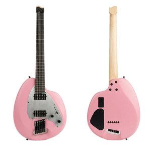 NAOMI Başsız Gitar Elektrikli Solid Gövde İki Humbucker Manyetikli DIY Elektrik Gitarları Manyetikleri OEM - Product Image 3
