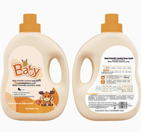 Détergent à lessive écologique pour bébé 2KG, sans fluorescent, nettoyage multi-effets, adoucissant, savon à lessive spécial pour enfants pour machine