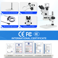 SANQTID TD-0745N-4KHU Trinocular Stereo Microscope 4K HDMI USB Mobile Phone Repair Tools 7-45X Industrial Electronic Magnifier