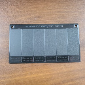 Carte de texture VDI 3400 et carte de finition SPI-<span class=keywords><strong>SPE</strong></span> pour échantillon de finition de surface en plastique moulé par injection en stock - Product Image 5