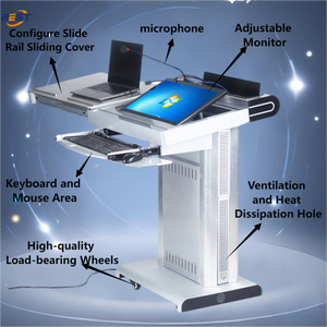 <span class=keywords><strong>Atril</strong></span> Moderno Minimalista de 21.5 Pulgadas con Sistema de Gestión de Cables Oculto <span class=keywords><strong>para</strong></span> Educación - Product Image 2