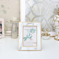 Cadre photo de table élégant en porcelaine FR001 Cadre photo en céramique pour décoration intérieure de salon Cadre photo personnalisé