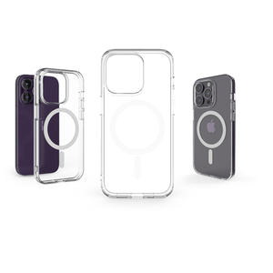 [pluslook] Funda Protectora Rígida Transparente para MagSafe con Parte Trasera Resistente a Arañazos y Esquinas Amortiguadoras - Product Image 3