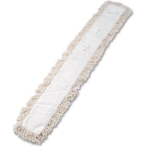 "Adjustable <b>Microfiber</b> Rectangle <b>Mop</b> Head for Boardwalk Industrial Dust <b>Mop</b> White" - Product Image 2