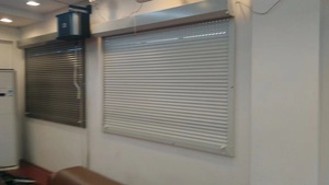 Bên ngoài điều khiển điện thép phụ kiện kim loại thép cửa hiện đại màn trập cửa sổ 1 Bộ nhựa cửa chớp cho đồ nội thất rẻ hơn - Product Image 3