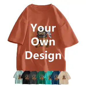 2024 top sales fitted cheap unisex orange classic oem quality 4 season adult affordable green red blank cotton girls t-shirts