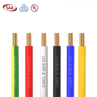Ul estándar 6 4 3 2 1 Awg 1/0 2/0 3/0 4/0awg Cable eléctrico 600V 750 Mcm 500mcm 350 Mcm Thhn Thwn Xhhw Thw Xhhw2 Cable de cobre