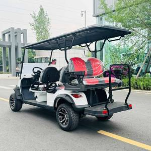 Voiturette de golf électrique à batterie au lithium 72V 4 + 2 places <span class=keywords><strong>Buggy</strong></span> CE approuvé Voiturette de golf électrique de luxe à batterie 8 places fabriquée en Chine - Product Image 2