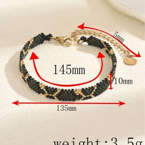 Pulsera de Cuentas Miyuki Hecha a Mano D652, Pulsera de Cuentas de Leopardo para Mujeres <span class=keywords><strong>y</strong></span> Hombres, Venta al Por Mayor - Product Image 3