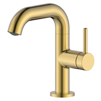 Robinet de lavabo en acier inoxydable 304 sans plomb, fabriqué à Kaiping, mitigeur de salle de bain à poser sur le comptoir, pour lavabo de vanité