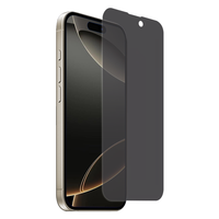 Protection d'écran en verre trempé pour iPhone 16, compatible OEM, anti-casse, confidentialité garantie, pour i18pro